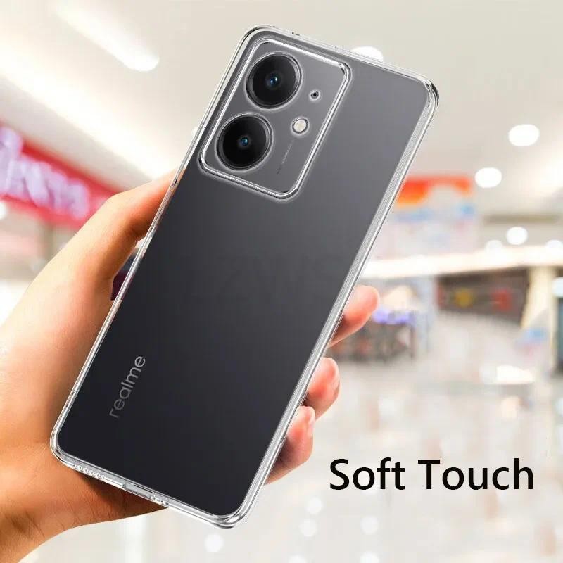 Ultra Thin โปร่งใส TPU นุ่มปกหลังสําหรับ Realme NEO 7X NEO7 SE GT 6T GT6 T NEO 6SE 14X 14pro + plus 