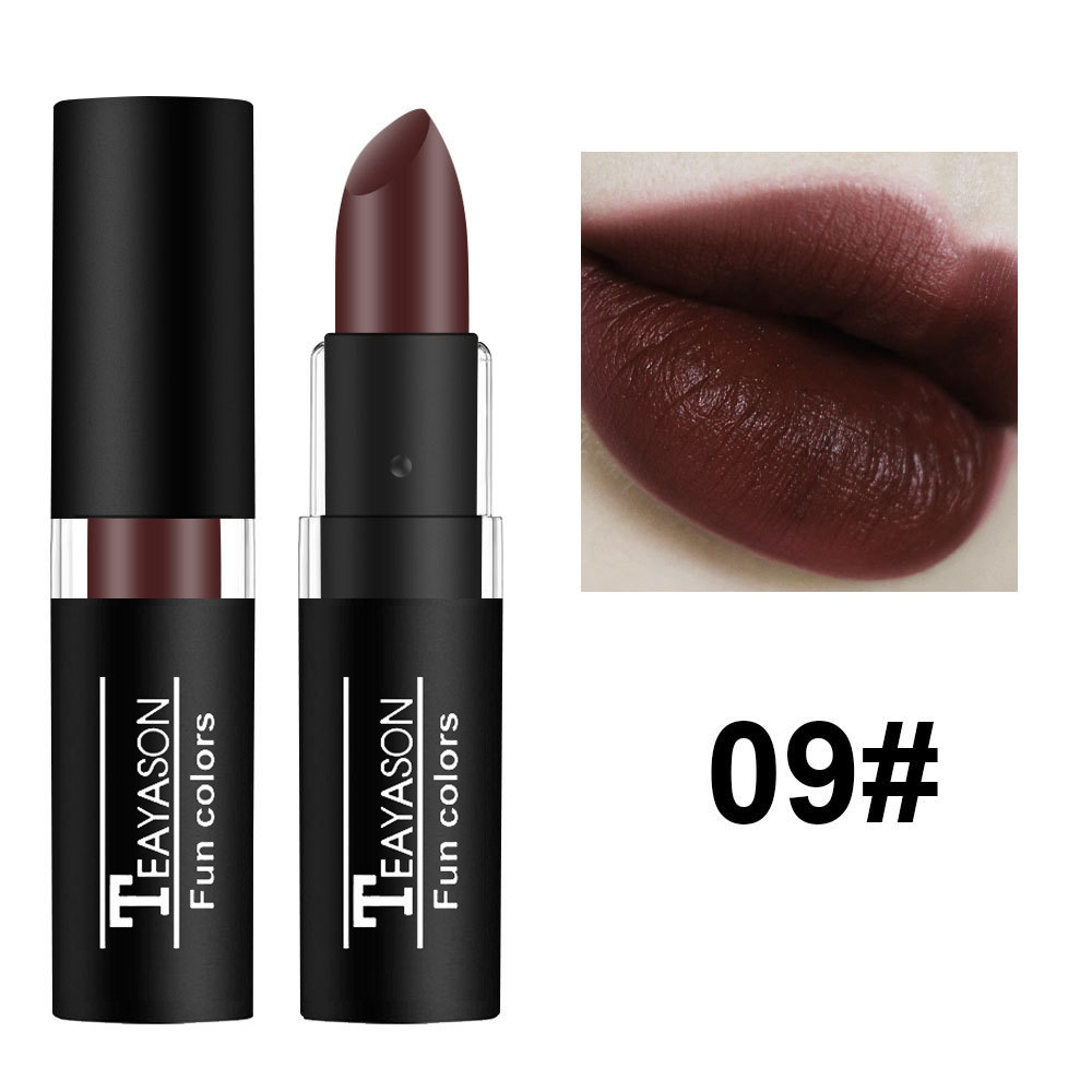 ลิปสติก Teayason ลิปสติกสีชมพูนู้ด Matte Vampire Mking Pretty ลิปสติกปาร์ตี้แต่งหน้า 12 สี
