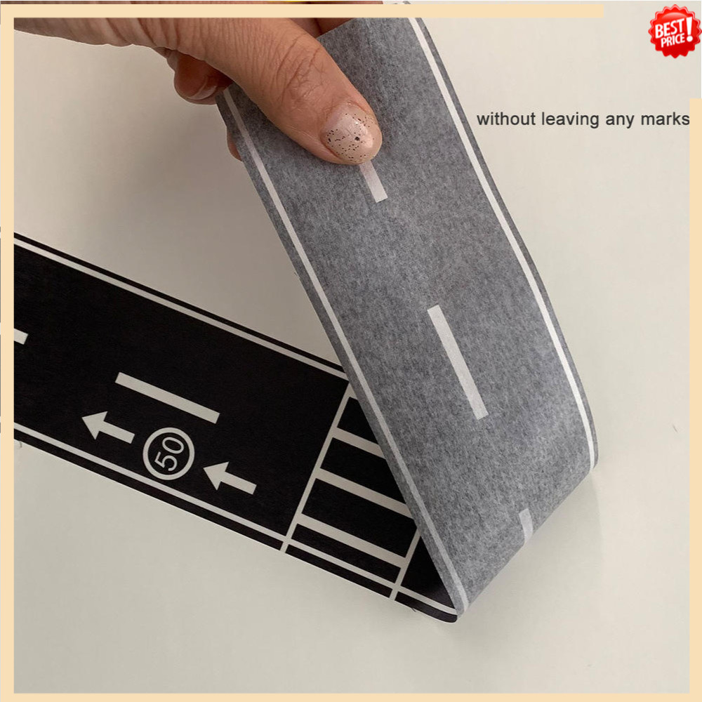 1ชิ้น/5ชิ้น5เมตรที่มีคุณภาพสูงรถไฟโค้งออกแบบกระดาษเทปทําเองถนนการจราจรเทปกาวสมุดฉลากสติกเกอร์ฉากถนนสติกเกอร์ - รูปที่ 5