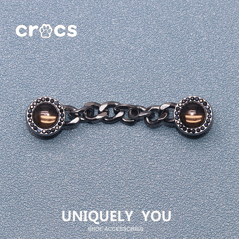 Crocs JIbbitz Wealth Chain JIbbitz TJC Cave Shoes Accessories charm Crocs Metal Diamond Shoe Buckle