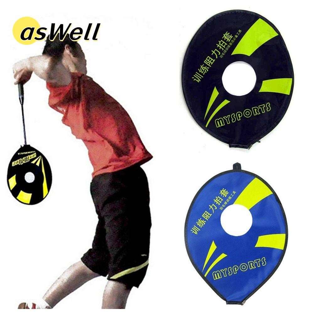 Aswell ฝาครอบความต้านทานไม้แบดมินตัน, อุปกรณ์เสริมผ้าใบแขน Racquet, การฝึกอบรมข้อมือเสริมสร้างแกว่งตีความแข็งแรงออกกําลังกาย
