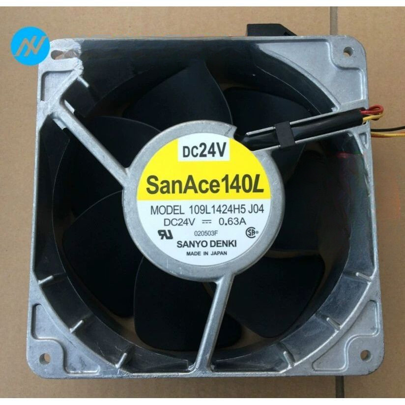 Sanyo Japan 14CM1405024V0.6A double ball cooling fan 109L1424H506