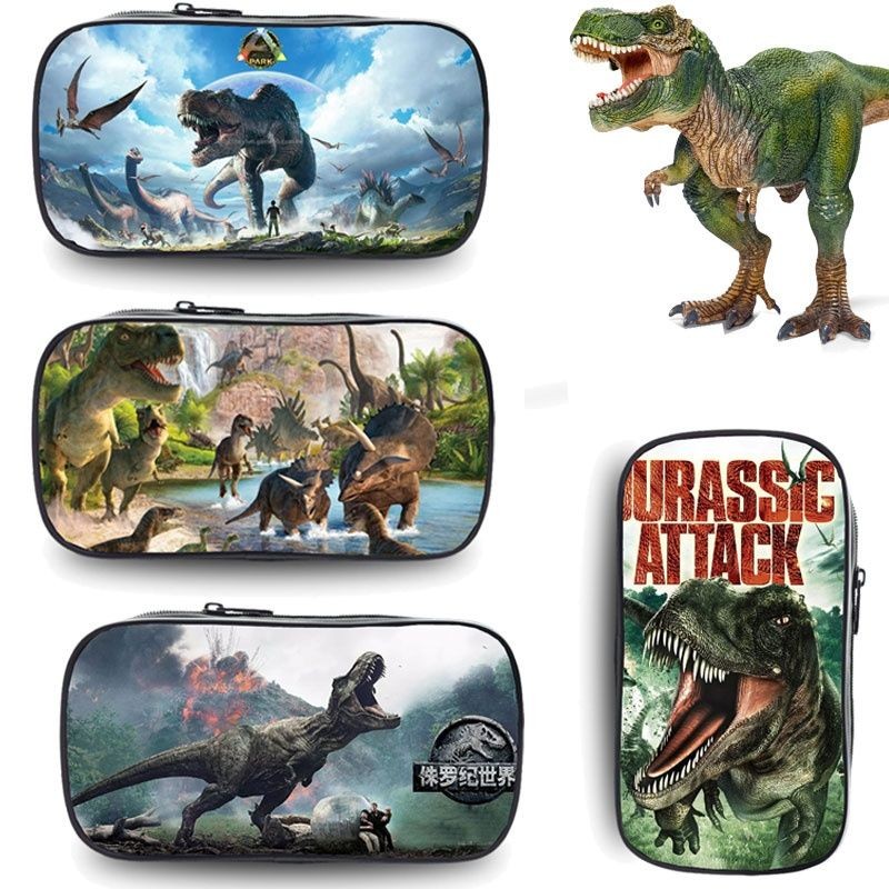 [พร้อมสต็อก] จูราสสิไดโนเสาร์โลกกรณีดินสอนักเรียนชั้นประถมศึกษาการ์ตูนเด็กมัลติฟังก์ชั่ขนาดใหญ่-ความจุเครื่องเขียนกระเป๋ากล่องเก็บโรงเรียนฤดูกาลนักเรียนของขวัญเปลี