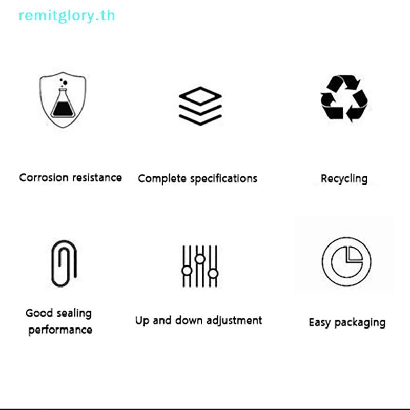 Remitglory 2/5PCS 5ml 10ml 20ml 30ml 50ml 60ml 100ml พลาสติก PE Squeezable Tip Applicator ขวดรีฟิล Dropper พร้อมเข็มเคล็ดลับ Caps สําหรับกาว TH