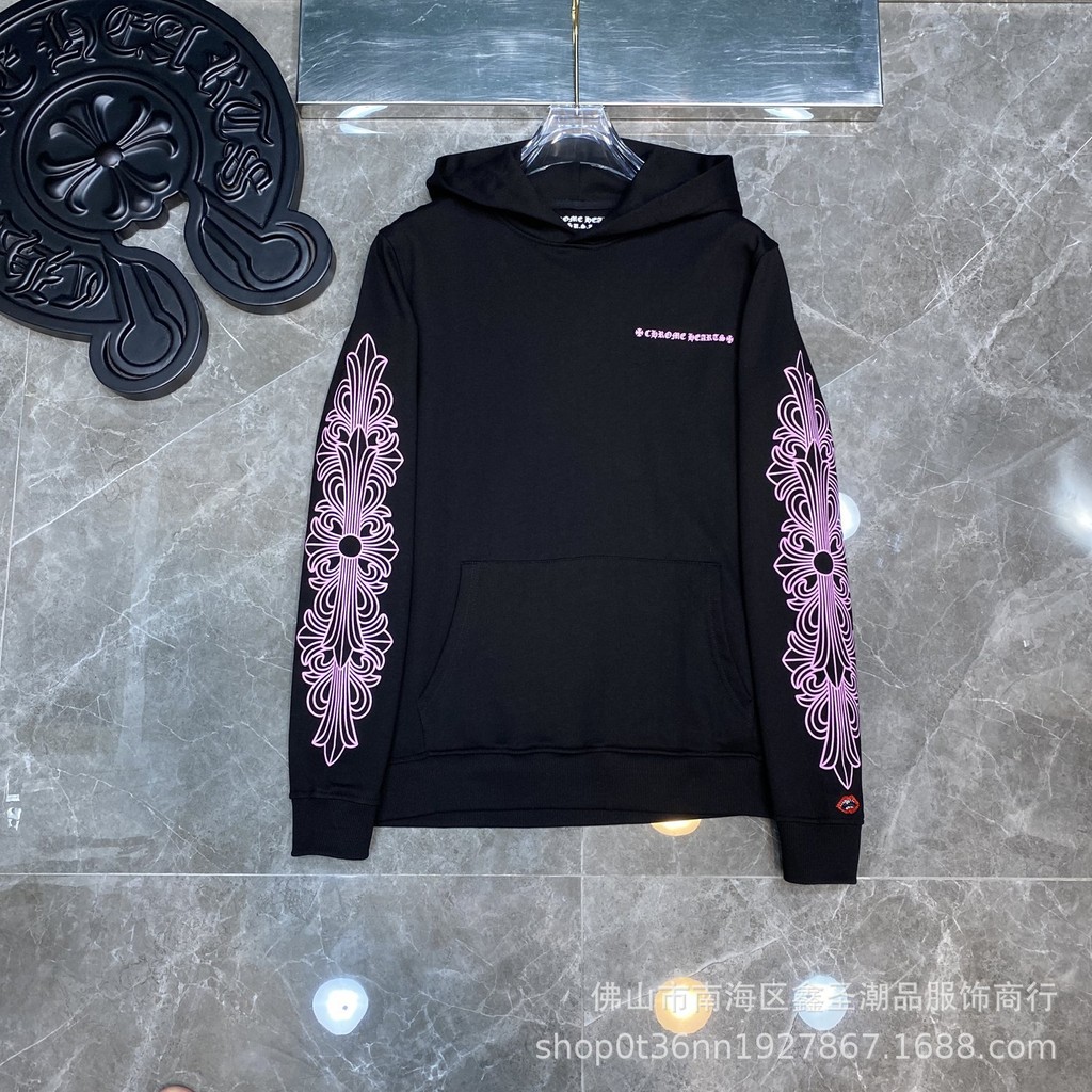 Chrome Hearts Autumn New Matty Boy Pink Letter Hoodie