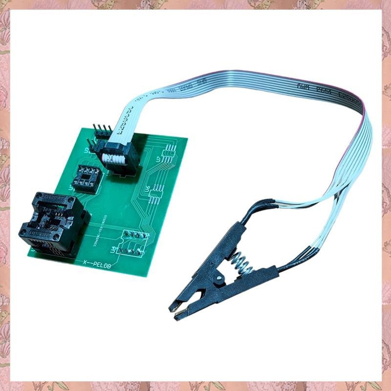 [h3w732xnj.ph] EEPROM Adapter 8Pin Wire Clip Soic 8 Sop8 Test Clip Socket Clip รองรับ XPROG V6.12/UP