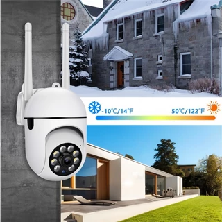 【ซื้อหนึ่งแถมหนึ่ง】Monqiqi 360 WiFi CCTV V380 pro กล่องกล้องวงจรปิด, กล้องวงจรปิดกันน้ำไร้สาย 5MP, หมุนด้วยแอพ