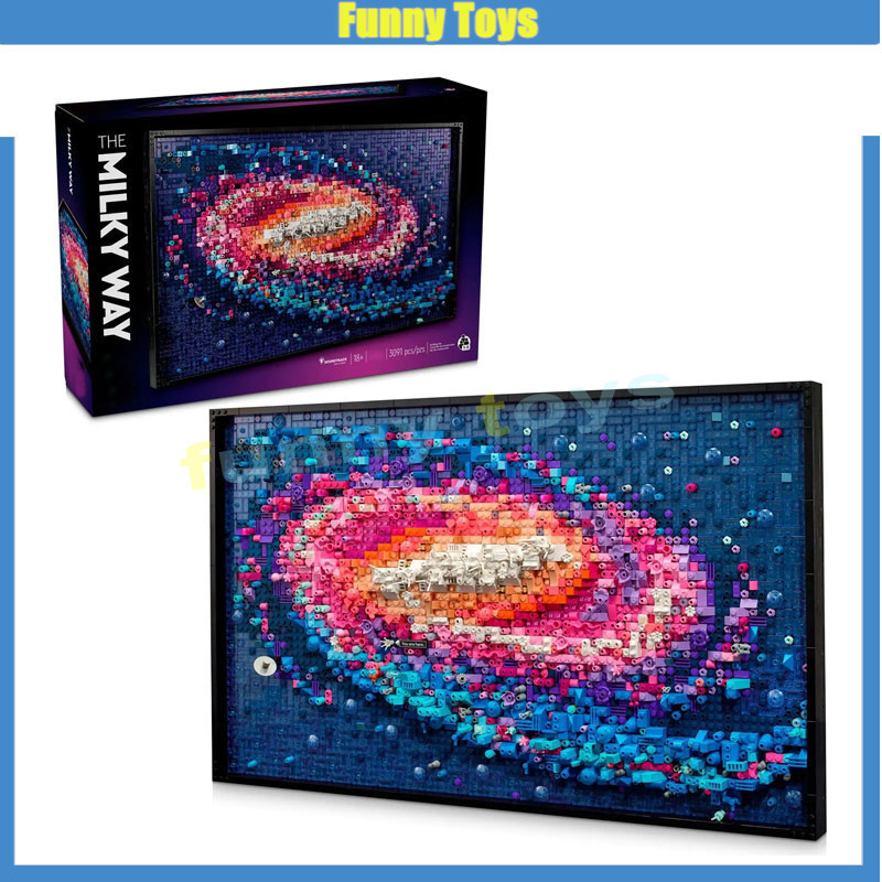 31212 The Milky Way Galaxy Building Blocks ชุดสร้างสรรค์ตกแต่งของขวัญศิลปะของเล่นเด็กชายและเด็กหญิง