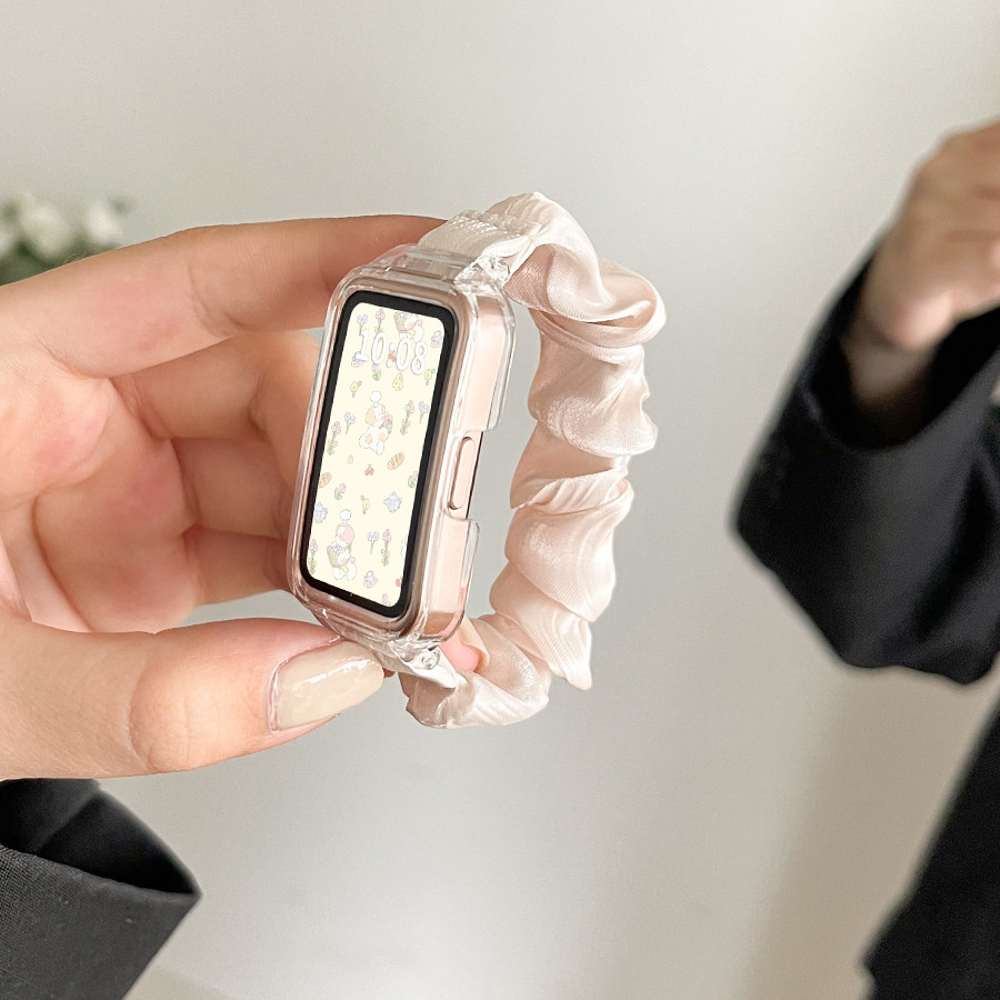 สายนาฬิกาแฟชั่นสำหรับ Huawei Band 11/11pro/10/9/8/7/6/6 Pro สายนาฬิกาแบบกำไล Correa สำหรับเปลี่ยนสายนาฬิกา Honor Band 10/9/7/6 สายนาฬิกาแบบสปอร์ตสำหรับผู้หญิง