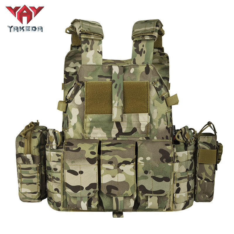 Jpc Vest เสื้อกั๊กไก่น้ําหนักเบา Outdoor Camouflage Multi-ROLL Field CS Combat Vest