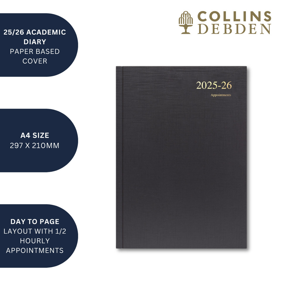 Essentials 12 Month Mid/Academic Year Planner, กรกฎาคม 2025 - กรกฎาคม 2026 Day-to-Page Appointments 