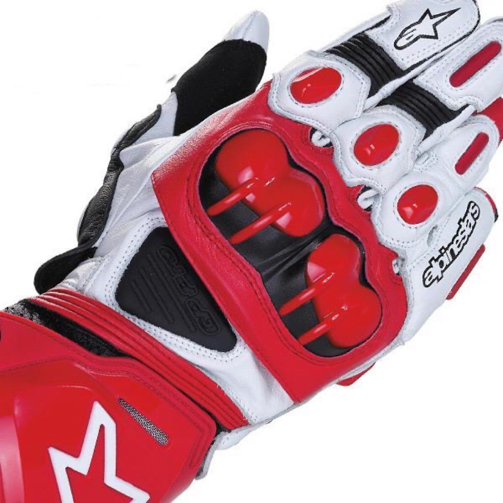 Racing Anti-Fall Long Gloves Wrist Protection for Palm Fiber Optic Cable Sleeve Sheepskin Gloves Fit Non-Slip Classic Knight Gloves Comfortable Touch Screen Off-road Motorcycle Racing Genuine Leather Gloves ราคา ถูกที่สุด ดีลบีเคเค แกลเลอรีภาพที่ 7