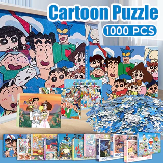 จิ๊กซอว์ปริศนา 1000 ชิ้น ปริศนากระดาษ ปริศนาวันพีช Shin-Chin ของเล่นการศึกษา สำหรับเด็กและผู้ใหญ่