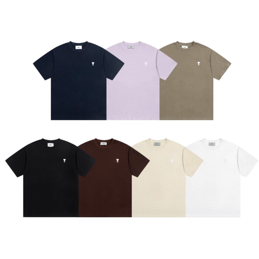 ฤดูใบไม้ผลิ/ฤดูร้อนผลิตภัณฑ์ใหม่คลาสสิกสีขาวรักปักเสื้อยืดแขนสั้น