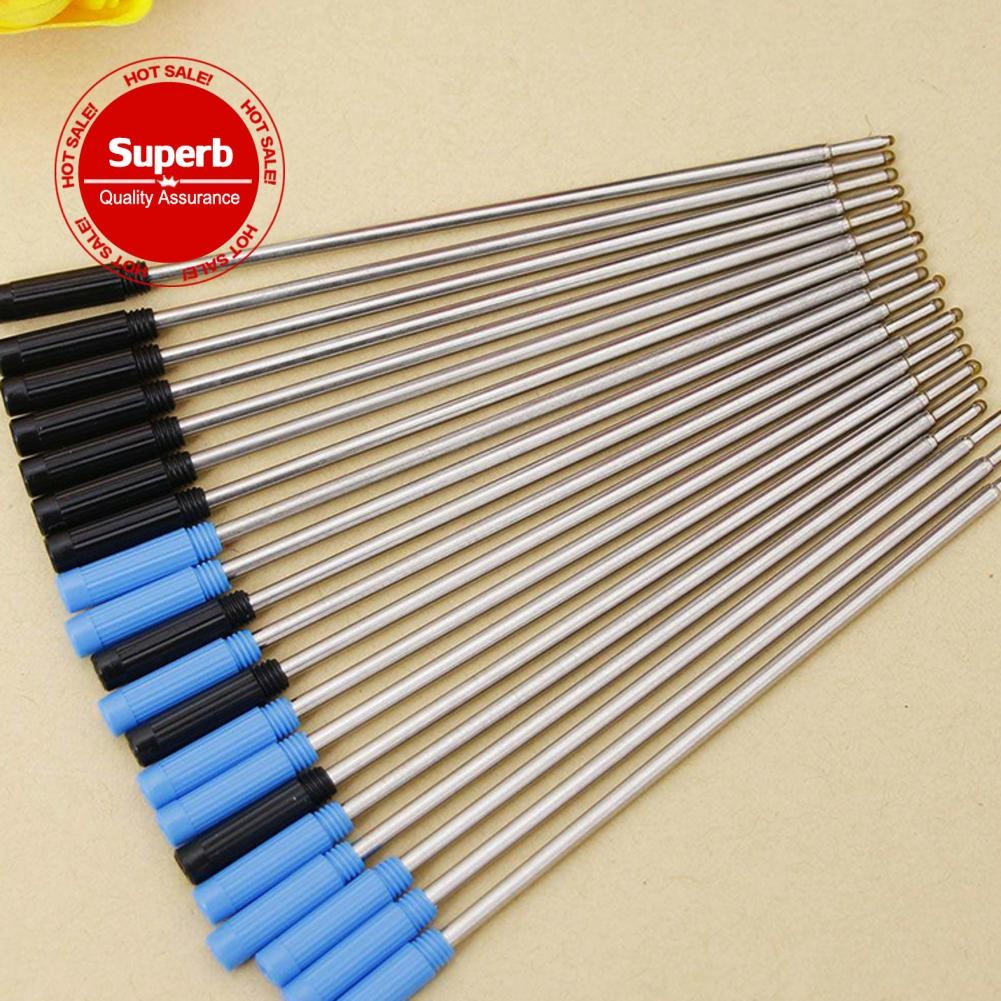 1/pen Refill Blue Black Ink Ball Point School Parker Refill Refill Office Q4d7