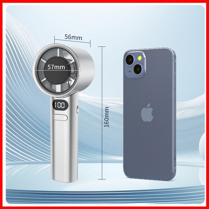 M11 พัดลมมือถือพัดลมมือถือความเร็วสูง USB 120สปีด รูปที่ 4