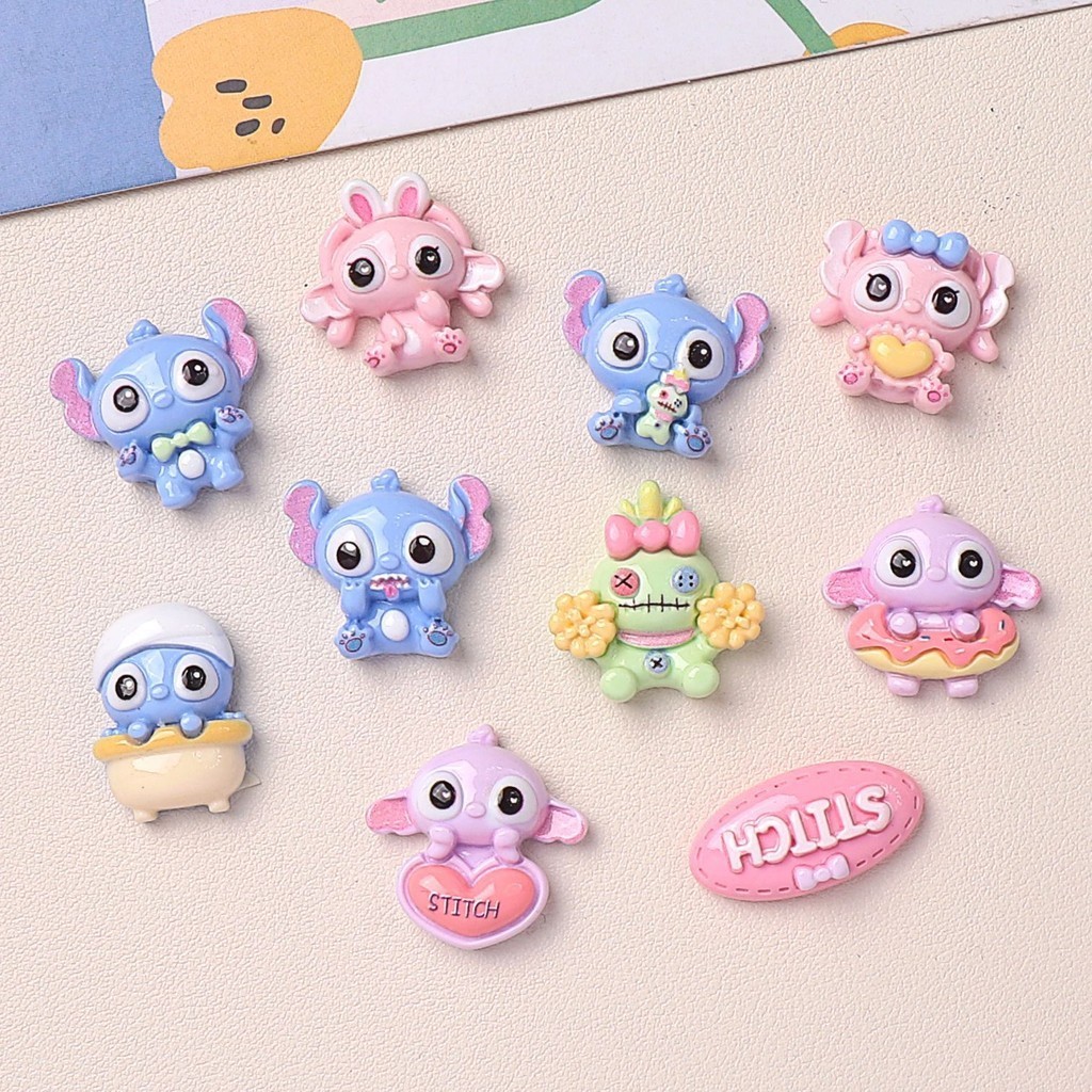 [3 @] เครื่องประดับเรซิ่น รูปการ์ตูนสัตว์ แวววาว แฮนด์เมด diy สําหรับทําเครื่องประดับ กิ๊บติดผม เคสโทรศัพท์ ถ้วยน้ํา รองเท้า