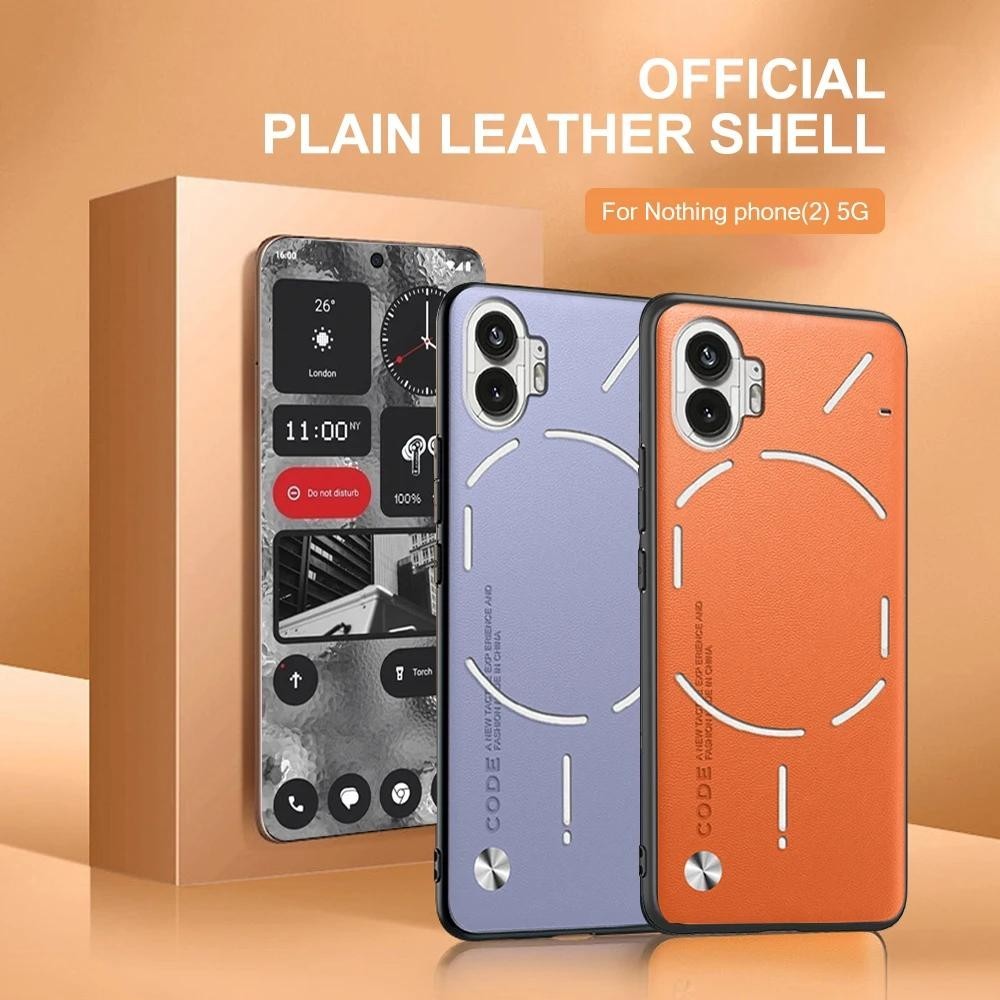 Nothing เคสโทรศัพท์มือถือหนัง TPU นิ่ม หรูหรา สําหรับ 2A 2 1 (2) 5G 2023 A065 6.7 นิ้ว