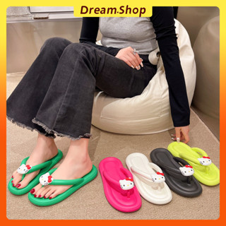 「DR」 รองเท้าแตะ EVA พื้นหนา แบบนิ่ม ลายการ์ตูน Hello Kitty ก…
