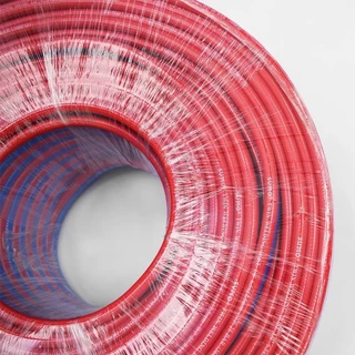 ***ยกม้วน 100เมตร*** สายลมคู่ สายลมคู่แก๊ส สามเชื่อมคู่ SUMO 1/4”x100M 1 ชั้น PVC (น้ำเงิน-แดง) OIL8448
