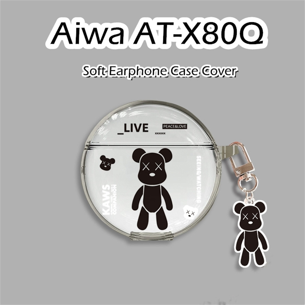 【พร้อมส่ง】นําไปใช้กับ Aiwa AT-X80Q เคส Case เคสหูฟัง การ์ตูนสร้างสรรค์ ซิลิโคนนุ่ม เคส เคสหูฟัง