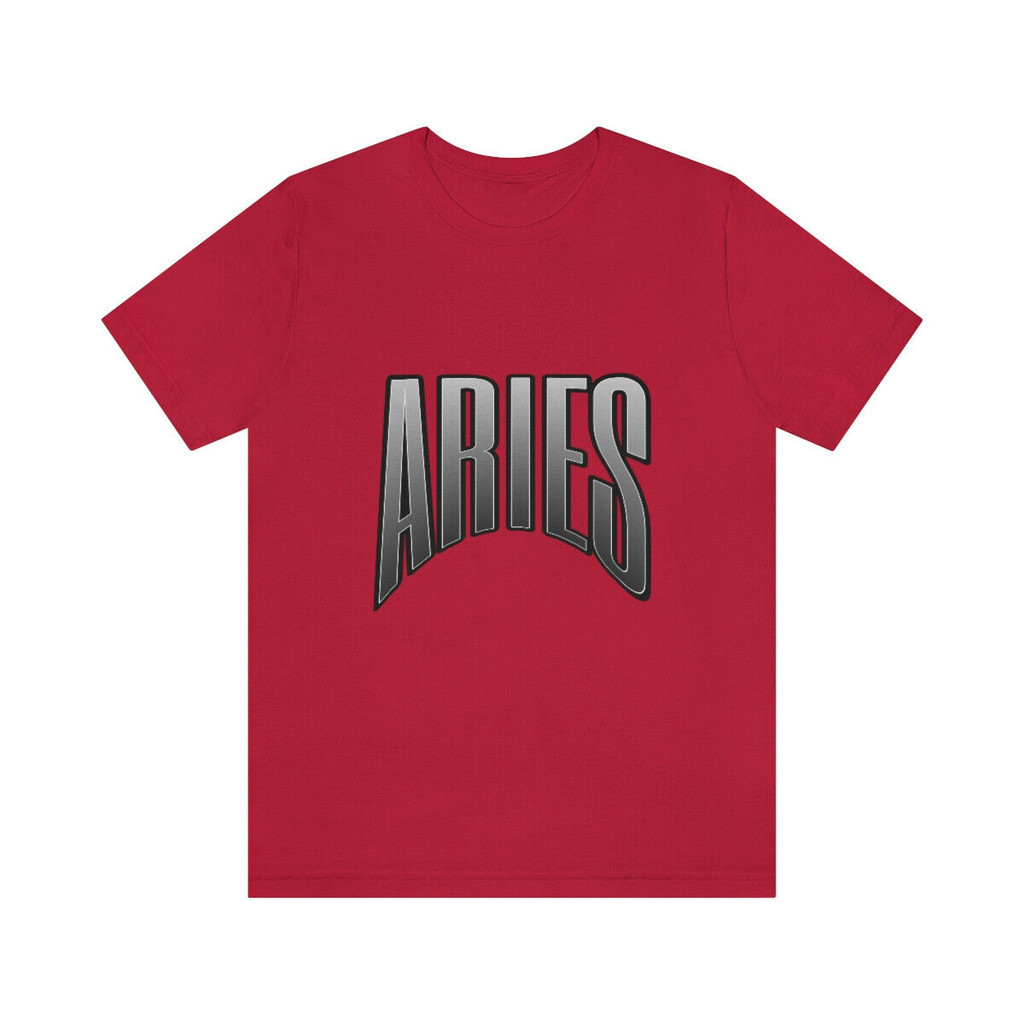 Zodiac Sign Aries Tshirt Jersey Tee