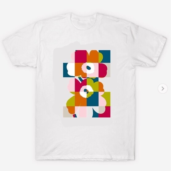 Marimekko Unikko Lunar Gildan 100% Cotton Men Tshirt Fashion Outwear 100%cotton S-5XL