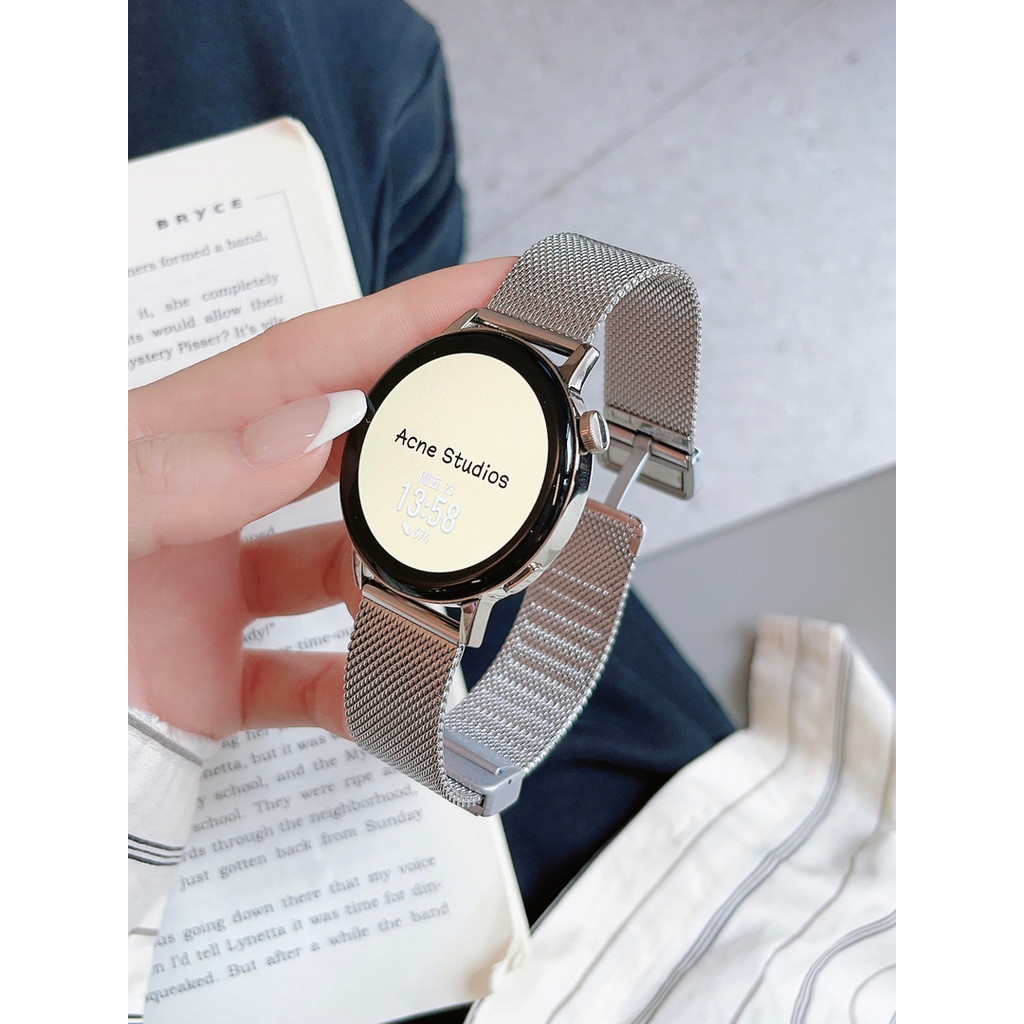 สายนาฬิกาข้อมือสมาร์ทวอทช์ หัวเข็มขัดมิลาน แบบเปลี่ยน สําหรับ OPPO Watch X