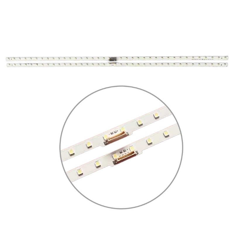 Orangesea 2 ชิ้น LED Backlight แถบ V9Q6-430SM0-R0 BN96-48377A สําหรับ QA43Q60RAJ QE43Q60RAJ QE43Q60T