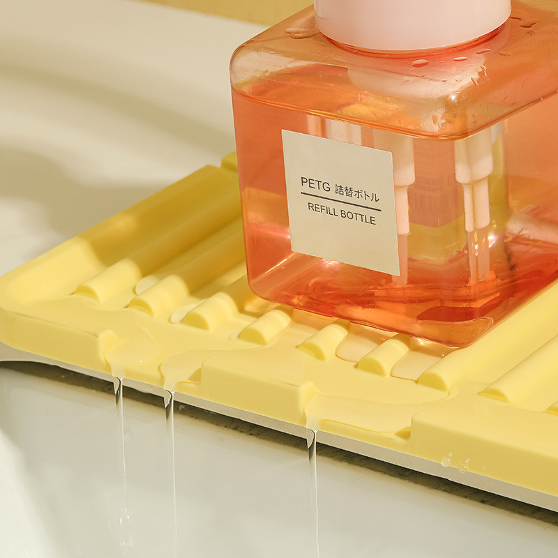 แผ่นซิลิโคนรองก๊อกน้ํา กันลื่น สําหรับห้องครัว เหมาะสำหรับอ่างล้างจาน #P-0020 - รูปที่ 5