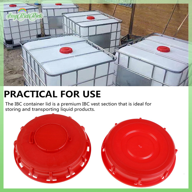 ขายดี อะแดปเตอร์ฝาปิดน้ํา IBC พลาสติก สีแดง