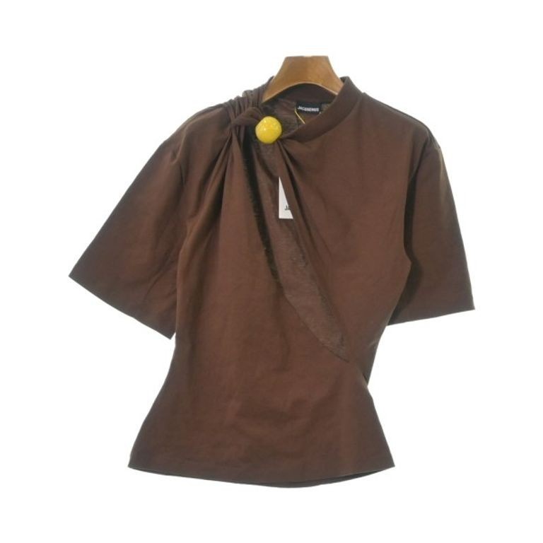 JACQUEMUS emu Que Tshirt Shirt Women brown Direct from Japan Secondhand