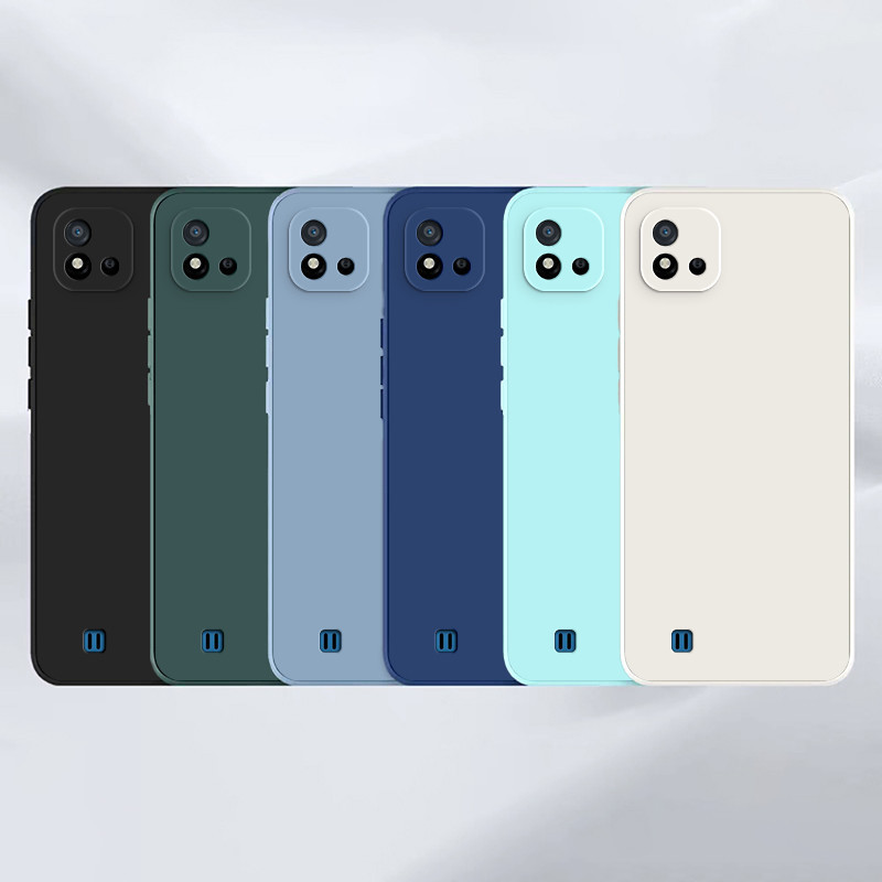 เคส Realme C11 2021 2020 C20 เคสโทรศัพท์ หลายสี อ่อนนุ่ม ทนทาน กันกระแทก มุมขวา ใหม่ล่าสุด