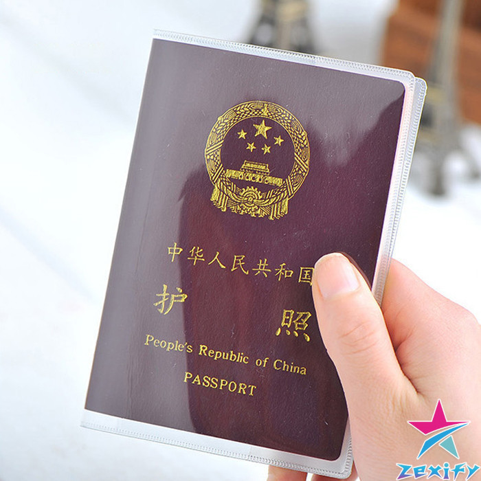 ZXF แผ่น PVC ปกหนังสือเดินทาง ปกพาสสปอร์ต ซองใส่พาสสปอร์ต card cover