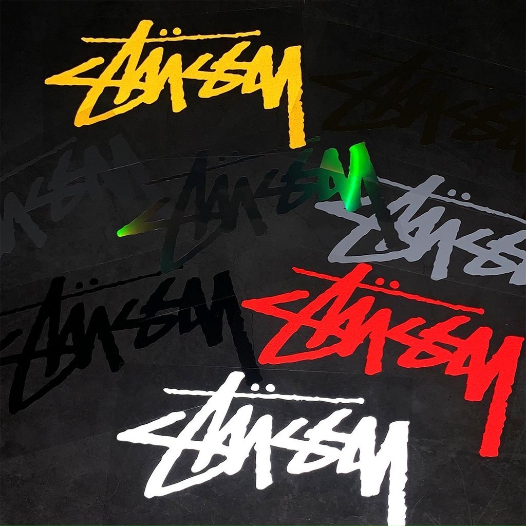Us Chaopai Stussy รถ Decals Die Cut สติกเกอร ์ ไวนิลสําหรับตกแต ่ งหน ้ าต ่ างอัตโนมัติ Decal - รูปที่ 6