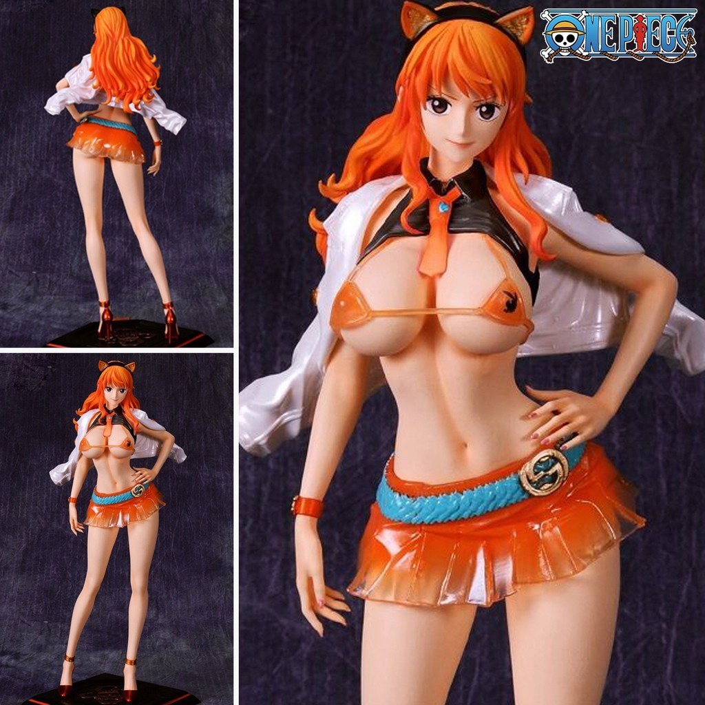 พร้อมส่ง Figure ฟิกเกอร์ Model โมเดล One Piece   Nami นามิ Fashionable Clothes Orange Lovely