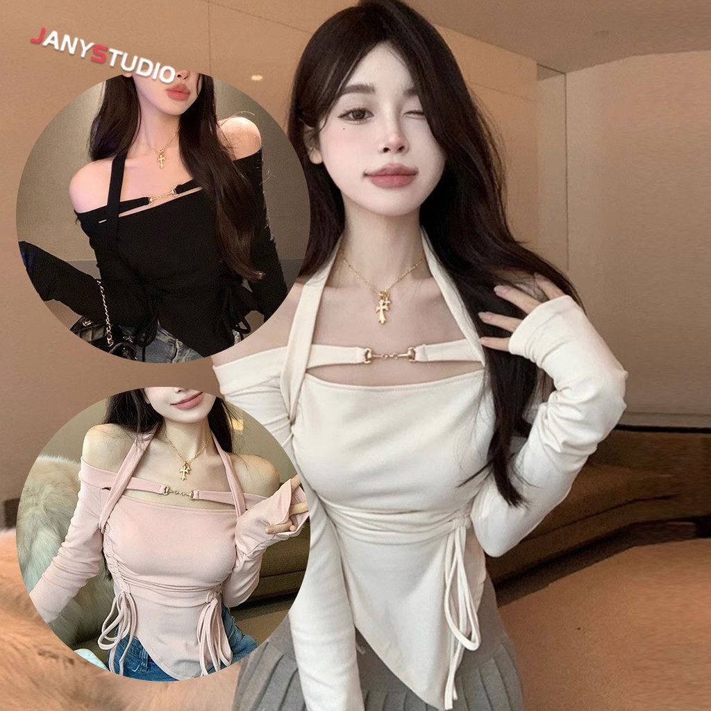 เสื้อแสดงไหล่ สไตล์เก๋ ความเก๋ สไตล์ผูกคอ ชุดเสื้อยืดสุดโปรด