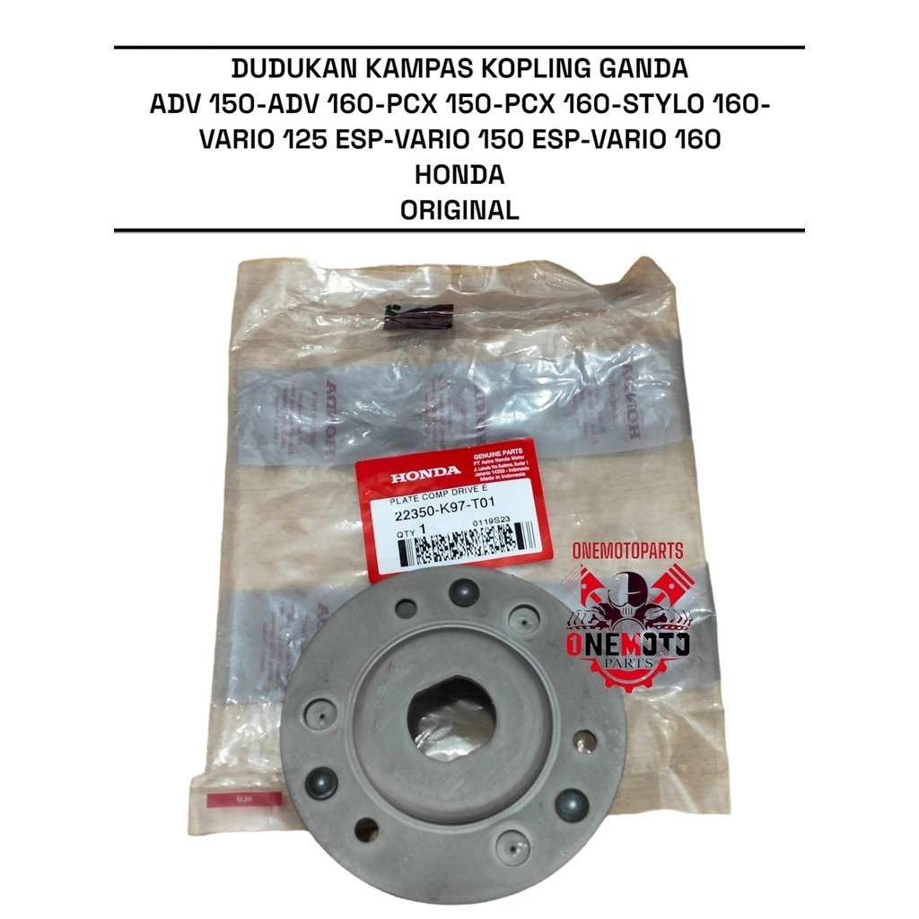 DOUBLE CLUTCH PLATE MOUNT ADV PCX STYLO VARIO HONDA 22350-K97-T01 ต้นฉบับ