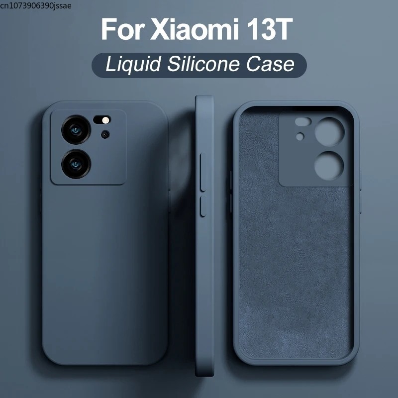 Mi 13T Mi13T Pro กรณีซิลิโคนเหลวเคสโทรศัพท ์ สําหรับ Xiaomi Mi 13T Mi13T Pro Mi 13 T Pro 5G ป ้ องกั