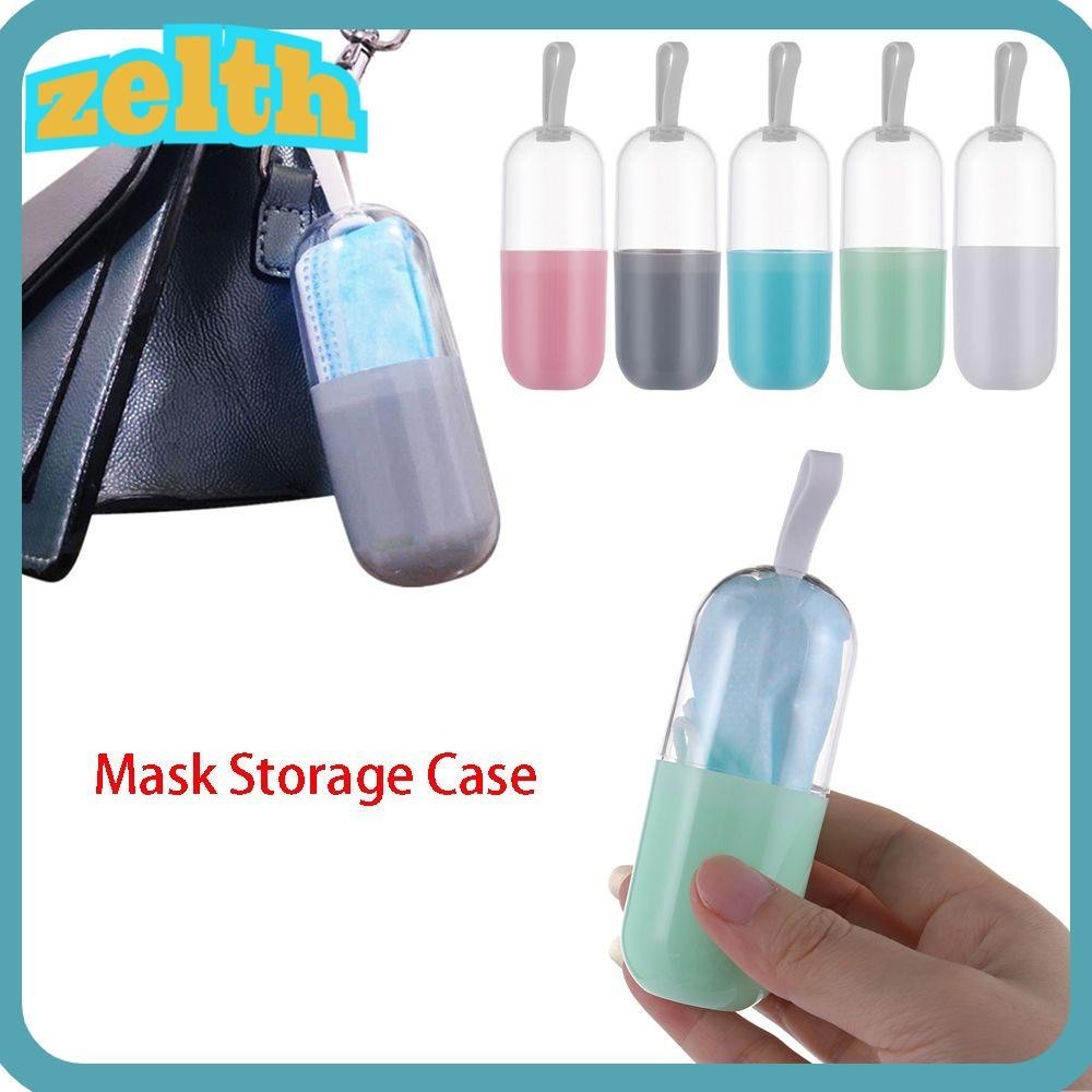 Zelth Storage พลาสติกแบบพกพา Travel Organizer Face Capsule