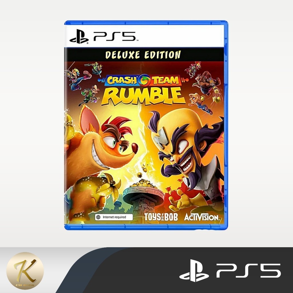 แผ่นเกมส์ PS5 : Crash Team Rumble (Deluxe Edition) (มือหนึ่ง / มือสอง) สินค้าพร้อมจัดส่ง
