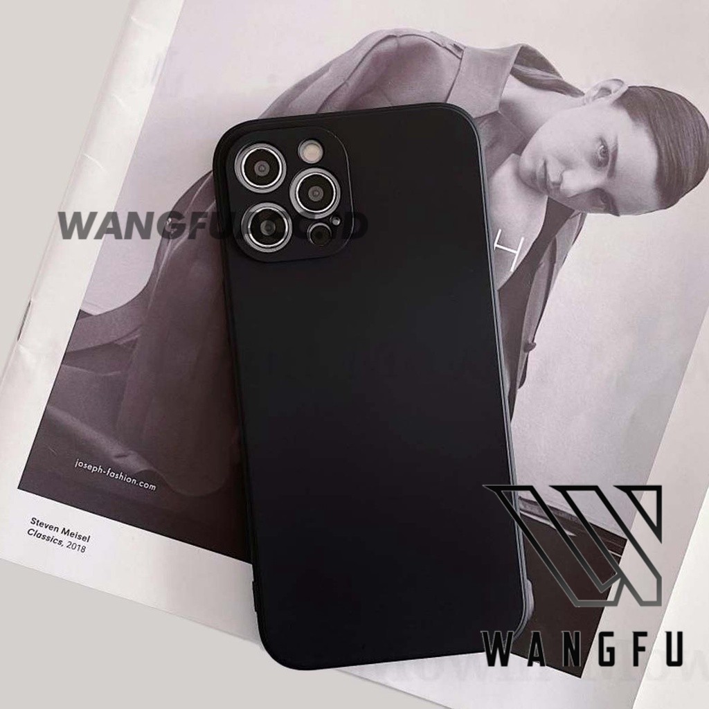 WF CASE SQUARE EDGE SOFT สําหรับ REALME 10 9 8 8i PRO 5G 7 7i 6 5 C11 C12 C15 C17 C21 C21Y C25 C30 C