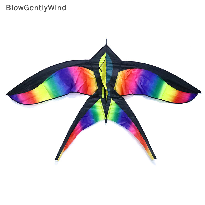 Blowgentlywind ขนาดใหญ ่ Rain Bird Kits พร ้ อมสายจับผ ้ าไนลอน Swallow Kite Bird Kites BGW