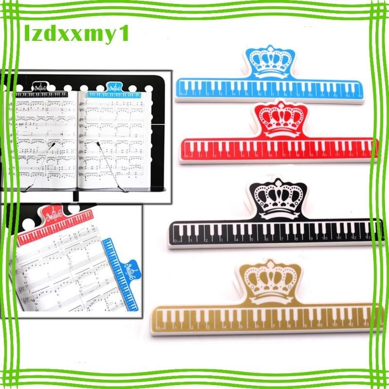 [ 5x Music Note Book Holder Clip Music Stand Accessories