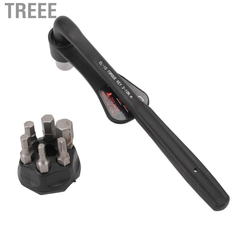 Treee Bike Torque Wrench Set  Screwdriver Portable 10N.M Sturdy with Hex Bit for