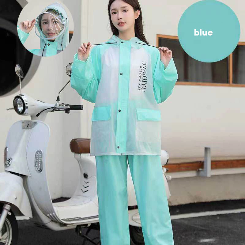 Meng NI ชุดเสื้อกันฝนกางเกงกันฝน thumbnail 4