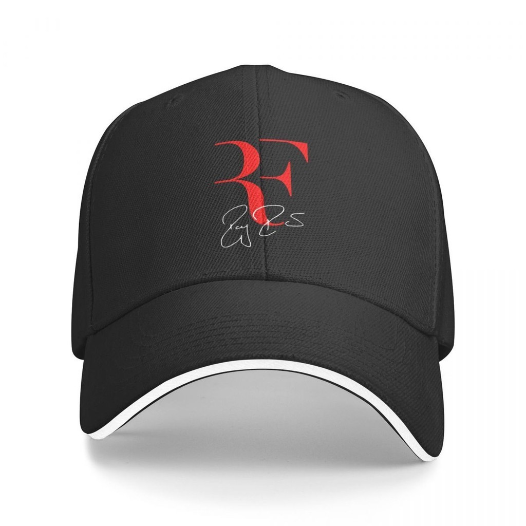 Roger Federer RF หมวกพ ่ อแบบปรับได ้ มีสไตล ์ สําหรับกีฬาและชุดลําลอง