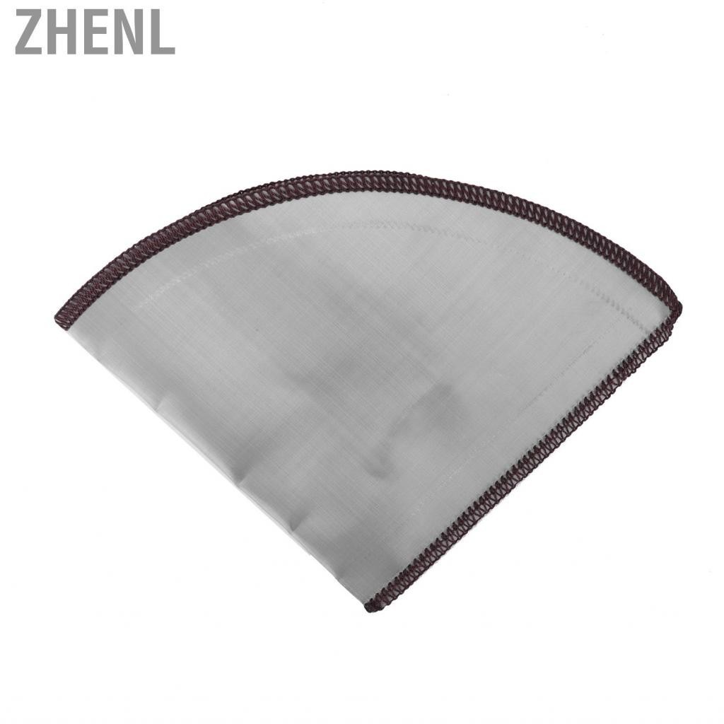 Zhenl Reusable Stainless Steel Coffee Filter Drip Cone Pour Over Maker 2-4 Cup