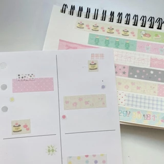 Steve 3m ความงามความอิ ่ มตัวต ่ ํา Panda Frosted Fine Glitter เทปดิจิตอลดาว Journal Deco สติกเกอร ์