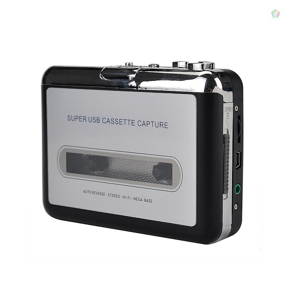 Usb Cassette Player เทปแบบพกพาแปลงเครื ่ องเล ่ นเทป MP3/CD รูปแบบจับภาพ MP3 Audio Music ผ ่ าน USB